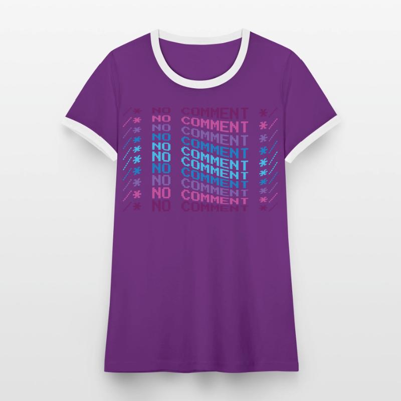 Java Developer T-shirt contrasté Femme