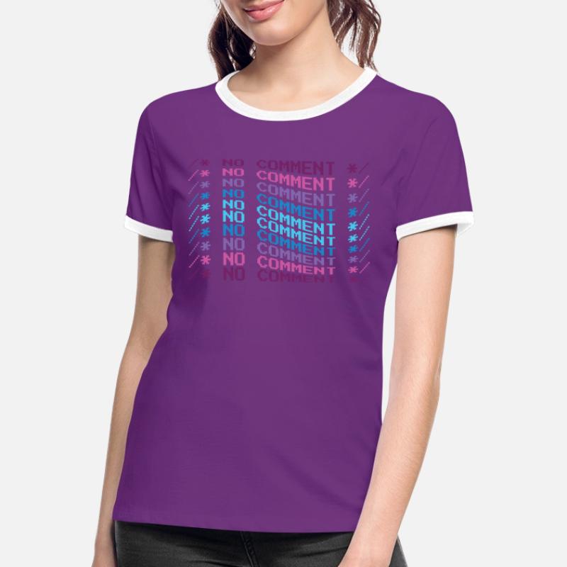 Java Developer T-shirt contrasté Femme