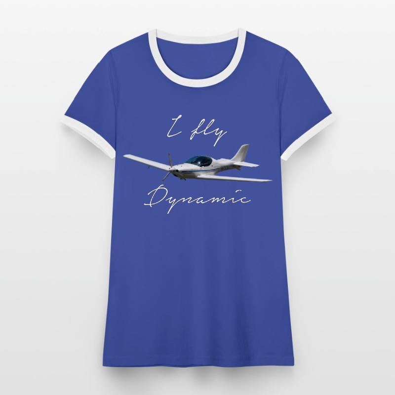 I fly Dynamic WT9 microlight Women's Ringer T-Shirt