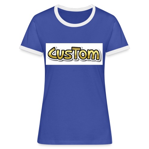 CusTom GOLD LIMETED EDITION - Vrouwen contrastshirt
