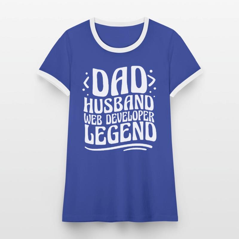 Web Developer Web Developer Women's Ringer T-Shirt