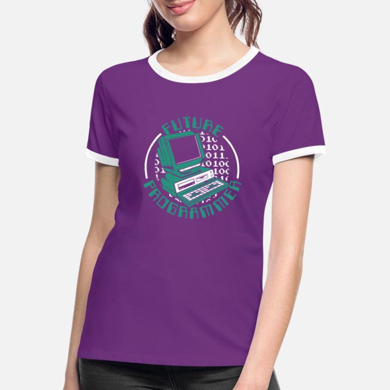 Future Programmer Software Engineer Developer Women's Ringer T-Shirt
