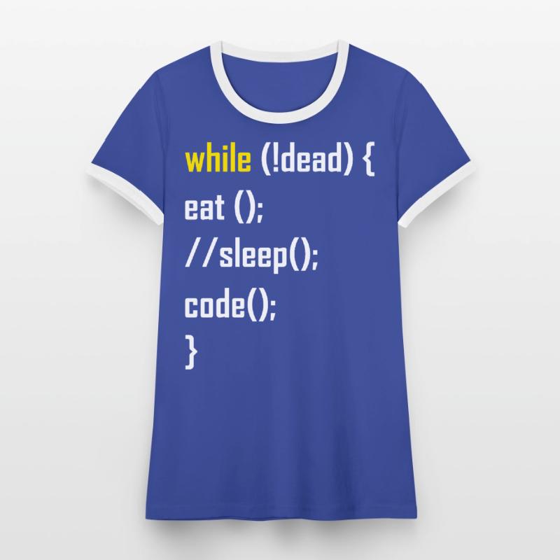 Programmer programming gift Women's Ringer T-Shirt