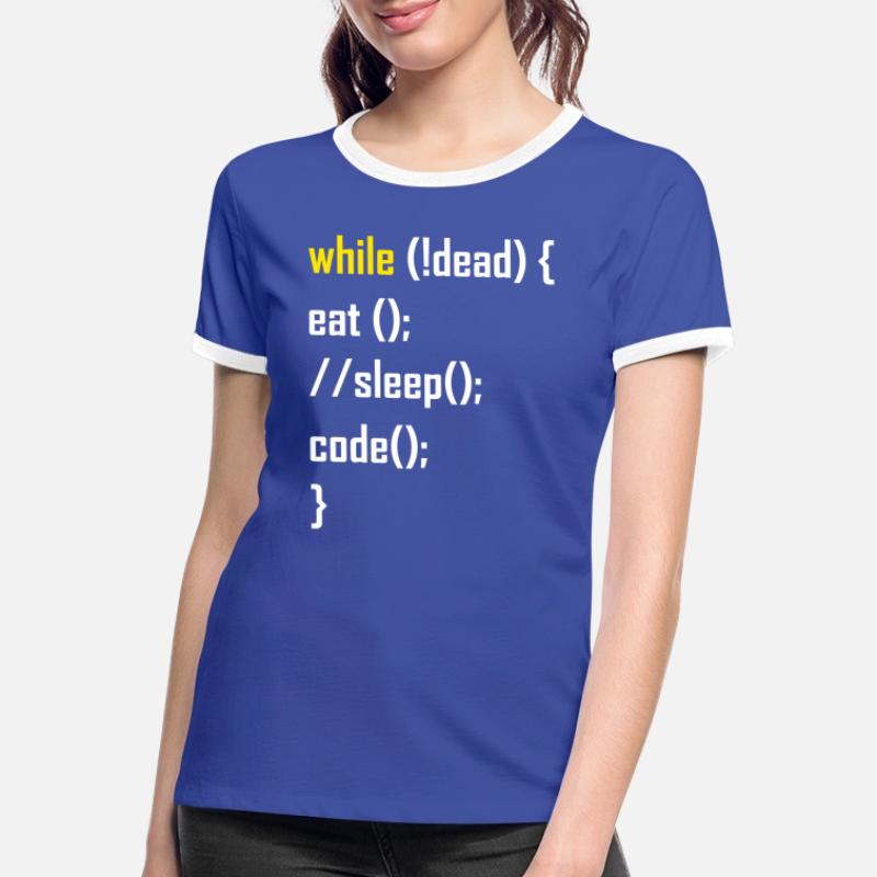 Programmer programming gift Women's Ringer T-Shirt