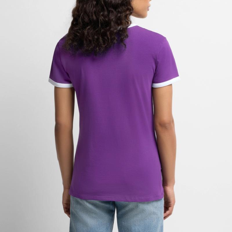 Eat Code Sleep | Funny Coder Programmeur T-shirt contrasté Femme