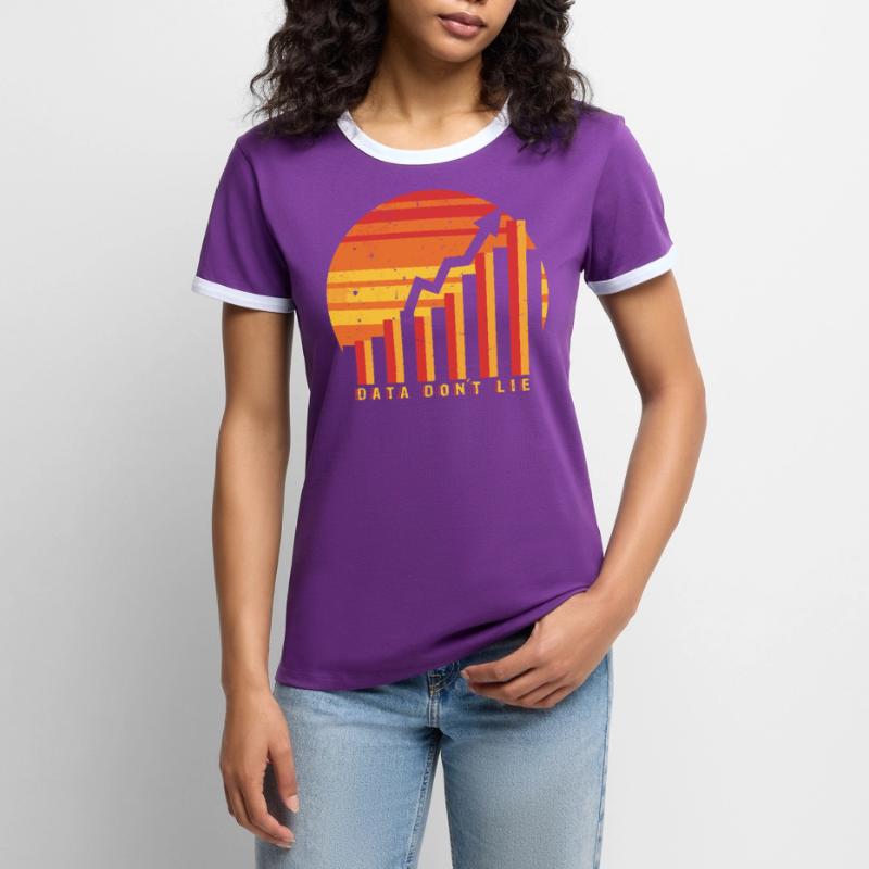 Behavioral Analyst Data Coding Women's Ringer T-Shirt
