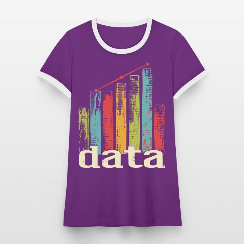 Behavioral Analyst Data Coding Women's Ringer T-Shirt