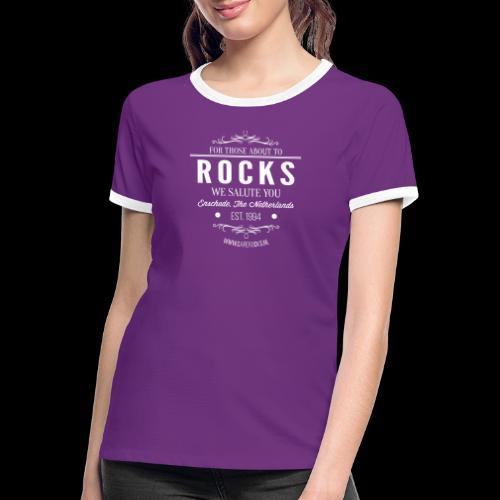 Vintage Rocks Label - Vrouwen contrastshirt