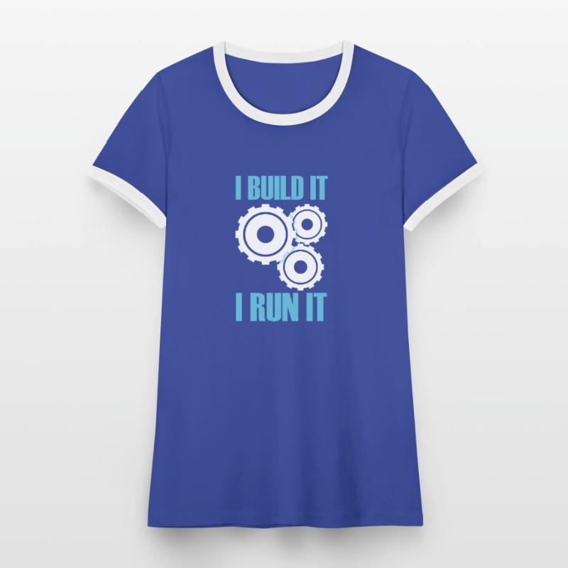 Devops Development Software Developer Geek Women's Ringer T-Shirt