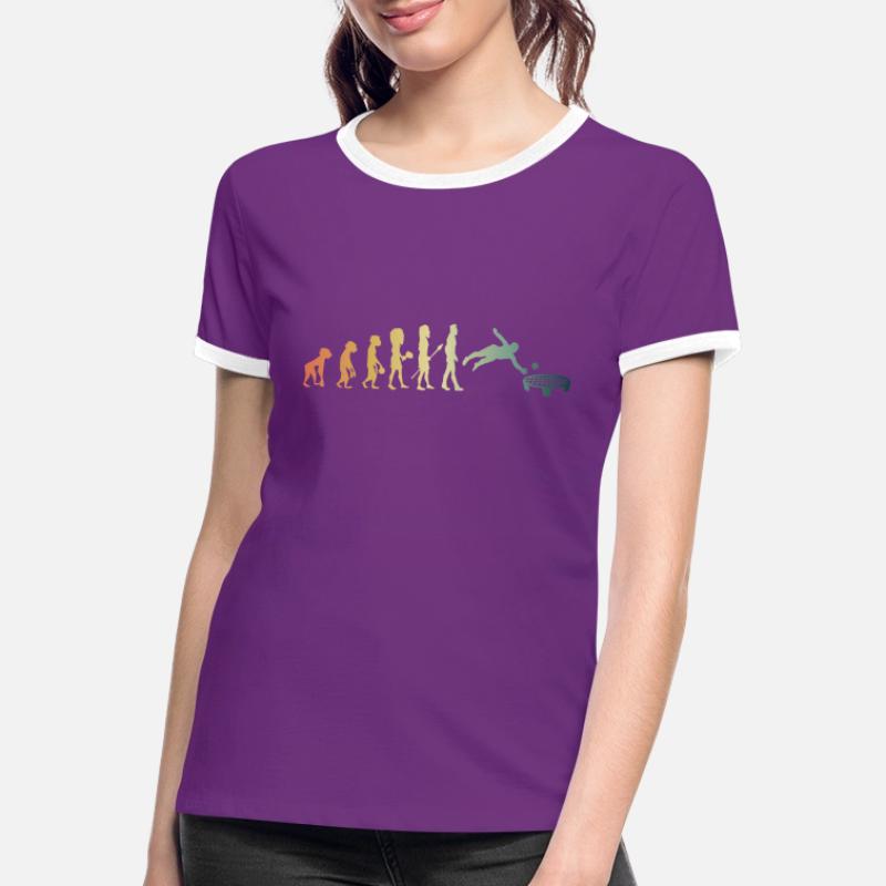 Spikeball - Évolution de Roundnet T-shirt contrasté Femme