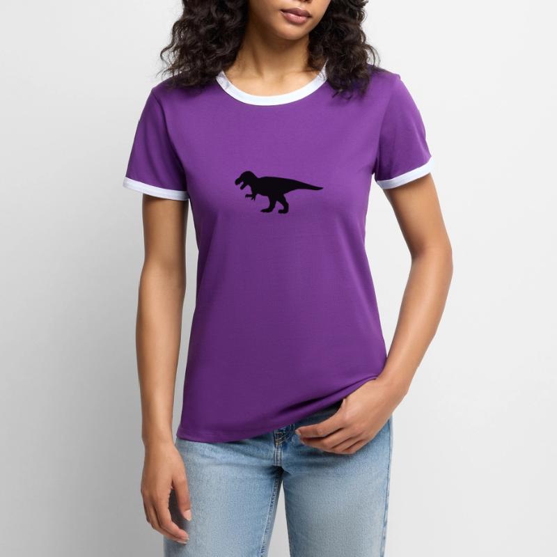 t rex Women's Ringer T-Shirt
