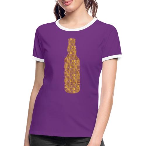 beer beer beer - Camiseta contraste mujer