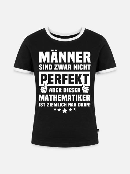 Mathematiker - Frauen Kontrast-T-Shirt - Schwarz/Weiß