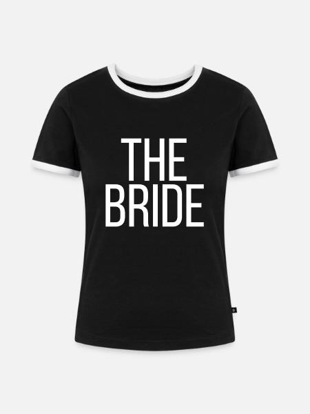 The Bride - Frauen Kontrast-T-Shirt - Schwarz/Weiß