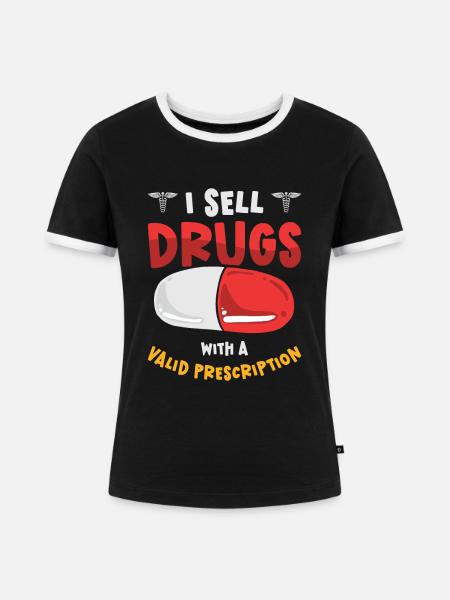 Pharmazietechniker Pharmazietechniker CPHT - Frauen Kontrast-T-Shirt - Schwarz/Weiß