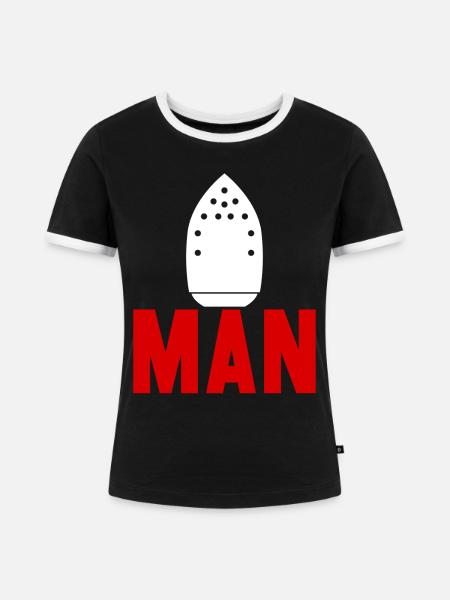 Triathlon Triathleten Witz Triathlet - Frauen Kontrast-T-Shirt - Schwarz/Weiß