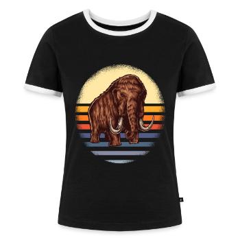 Mammut - Frauen Kontrast-T-Shirt - Schwarz/Weiß - Vorne - Selfina (174cm)