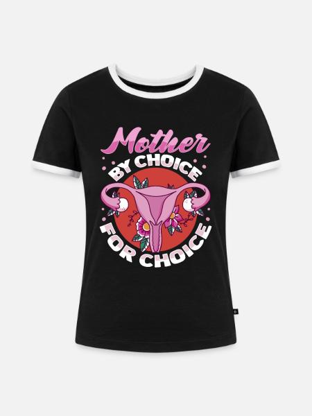 Feminismus Emanzipation Feministin - Frauen Kontrast-T-Shirt - Schwarz/Weiß