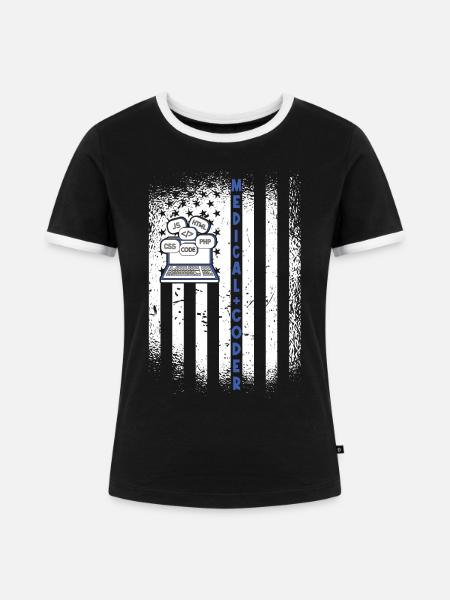 Medizinischer Assistent - Medizinischer Kodierer - Frauen Kontrast-T-Shirt - Schwarz/Weiß