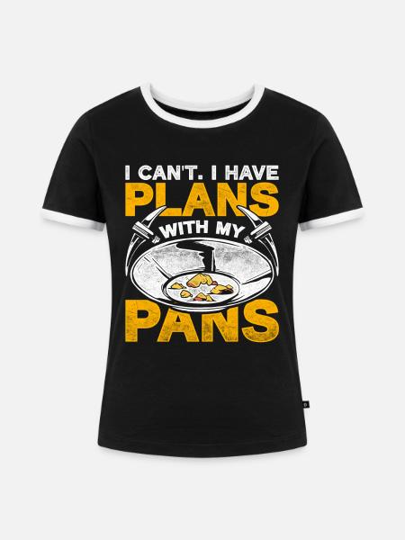 Goldschürfer Goldsucher - Frauen Kontrast-T-Shirt - Schwarz/Weiß