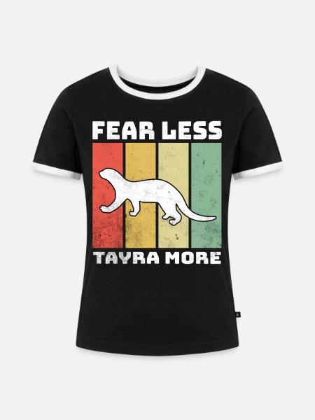 Marder Sprüche - Frauen Kontrast-T-Shirt - Schwarz/Weiß