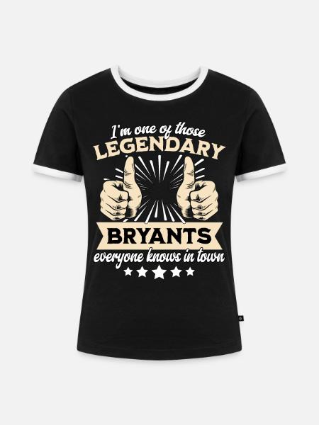 Legendäre Bryant Legende - Frauen Kontrast-T-Shirt - Schwarz/Weiß