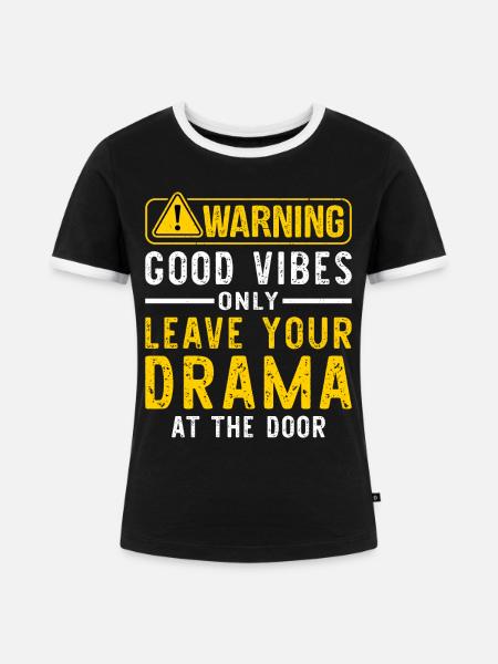 Sarkasmus Sarkastisch - Frauen Kontrast-T-Shirt - Schwarz/Weiß