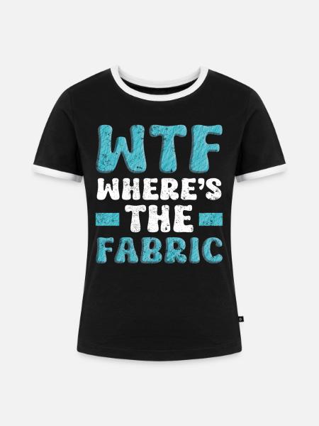 Restauratorin Polstermöbel - Frauen Kontrast-T-Shirt - Schwarz/Weiß