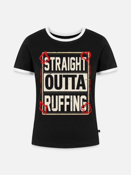 Bridge Spieler - Frauen Kontrast-T-Shirt - Schwarz/Weiß