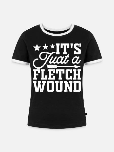 Bogenschütze Bogenschießen - Frauen Kontrast-T-Shirt - Schwarz/Weiß