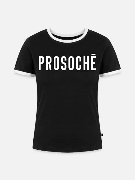 Stoizismus Prosoche - Frauen Kontrast-T-Shirt - Schwarz/Weiß