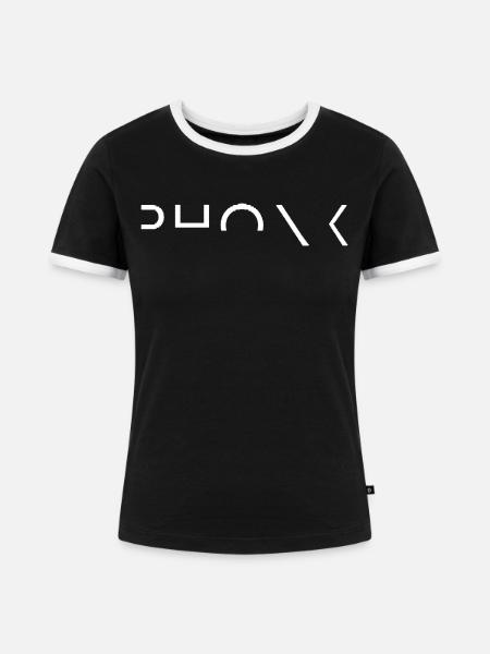Phonk Musikkultur Underground - Frauen Kontrast-T-Shirt - Schwarz/Weiß