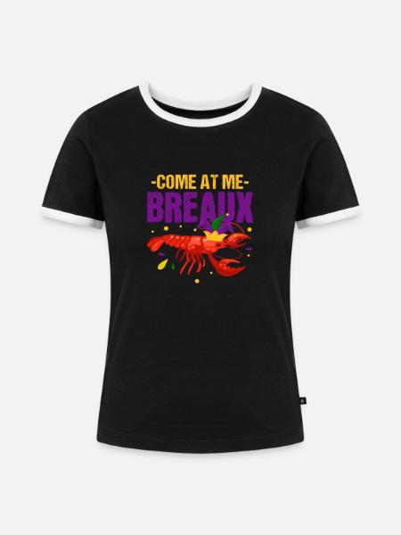 Languste - Frauen Kontrast-T-Shirt - Schwarz/Weiß