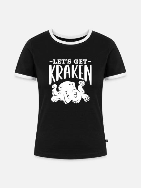 Meeresbiologie - Frauen Kontrast-T-Shirt - Schwarz/Weiß