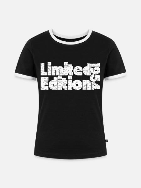 Limitierte Auflage 1954 - Frauen Kontrast-T-Shirt - Schwarz/Weiß