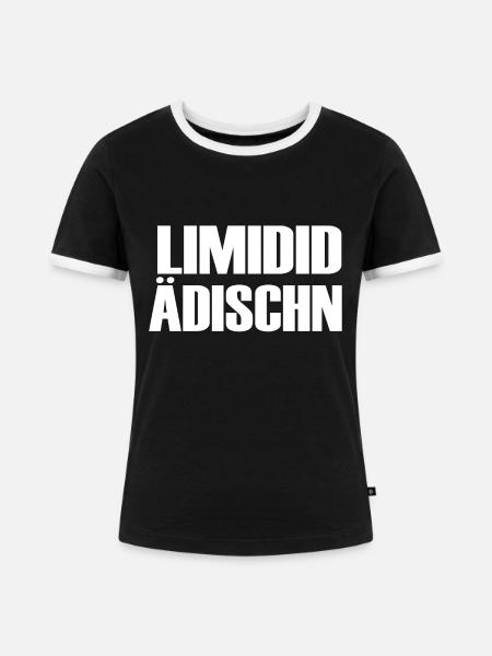 Limited Edition - Frauen Kontrast-T-Shirt - Schwarz/Weiß