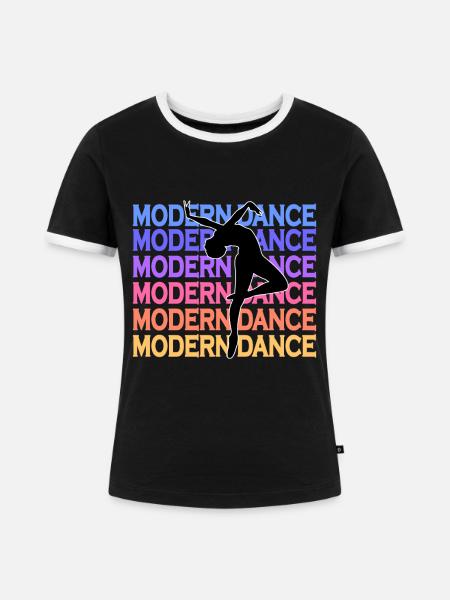 Modern dance Geschenk - Frauen Kontrast-T-Shirt - Schwarz/Weiß