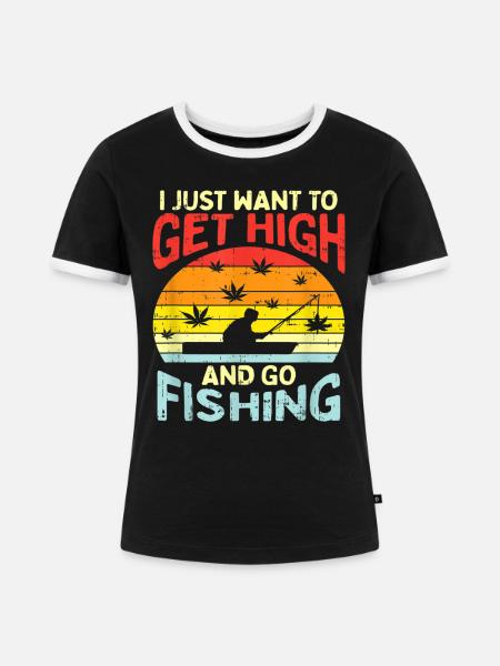 Cannabis Hanf THC 420 - Frauen Kontrast-T-Shirt - Schwarz/Weiß