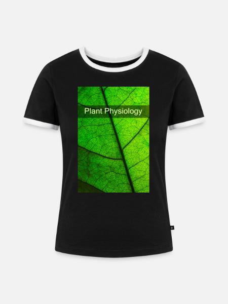 Pflanzenphysiologie - Frauen Kontrast-T-Shirt - Schwarz/Weiß