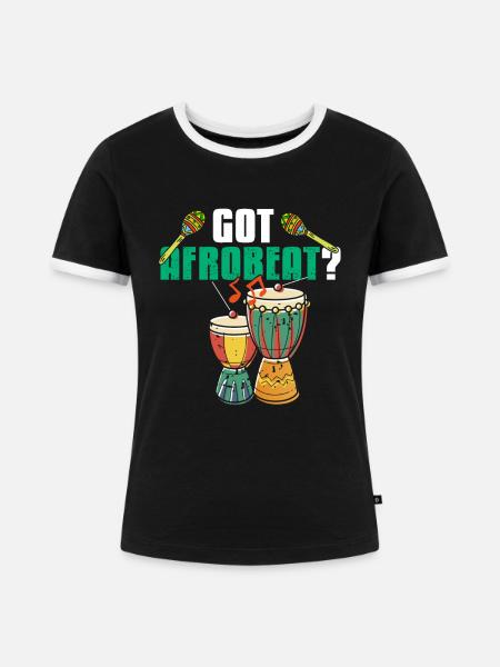 Got Afrobeat? - Frauen Kontrast-T-Shirt - Schwarz/Weiß