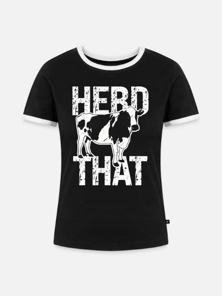 Herde, die - Frauen Kontrast-T-Shirt - Schwarz/Weiß
