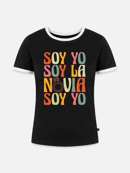 Bachelorette Party Jga - Frauen Kontrast-T-Shirt - Schwarz/Weiß