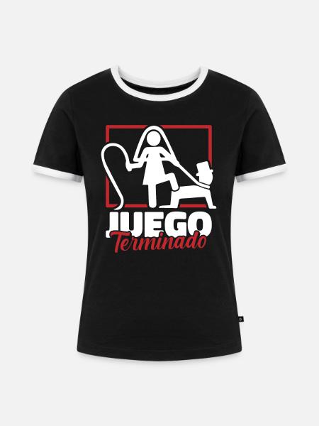 Bachelorette Party Jga - Frauen Kontrast-T-Shirt - Schwarz/Weiß