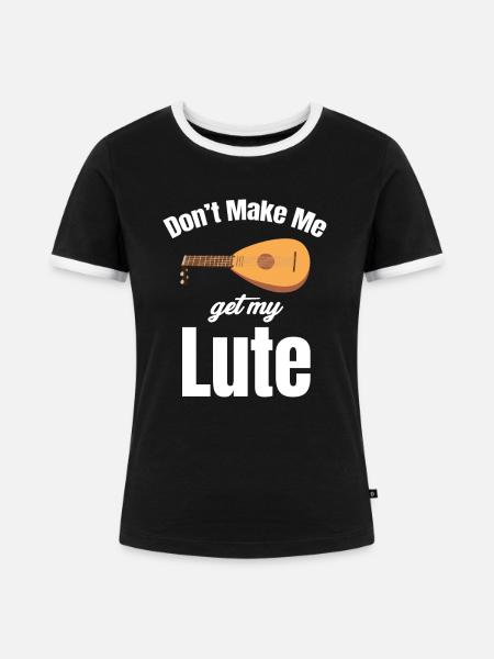 Lass Mich Nicht Meine - Frauen Kontrast-T-Shirt - Schwarz/Weiß