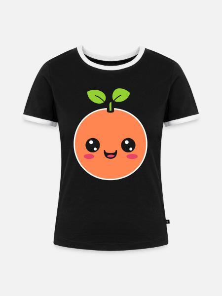 Grapefruit - Frauen Kontrast-T-Shirt - Schwarz/Weiß
