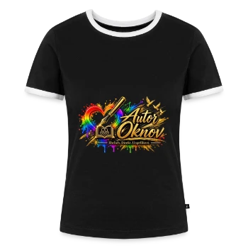 Frauen Kontrast-T-Shirt