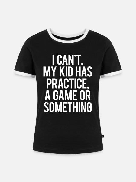 BASEBALL MOM - Frauen Kontrast-T-Shirt - Schwarz/Weiß