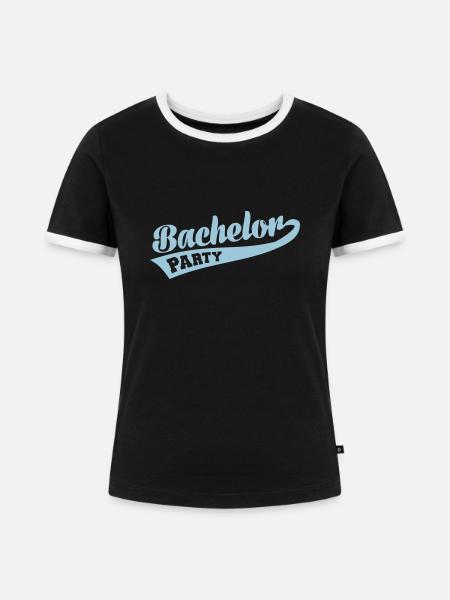 Bachelor party Hochzeit - Frauen Kontrast-T-Shirt - Schwarz/Weiß