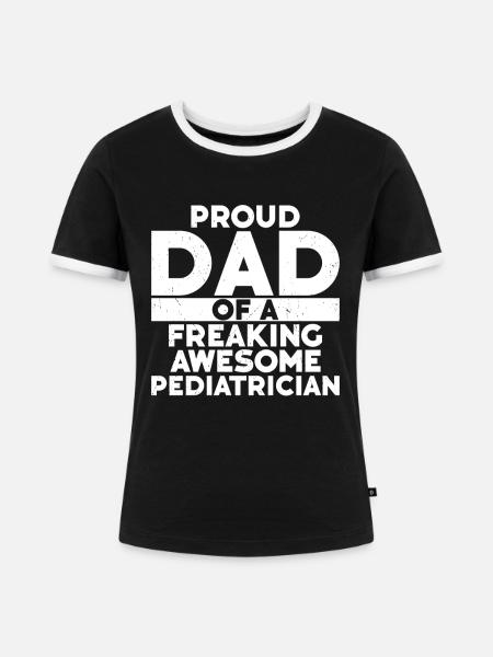 Kinderkrankenschwester - Frauen Kontrast-T-Shirt - Schwarz/Weiß