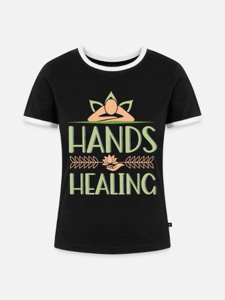 Massagetherapeuten Therapie Masseuse Wertschätzung - Frauen Kontrast-T-Shirt - Schwarz/Weiß